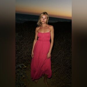 Free People Taking Sides Maxi Dress